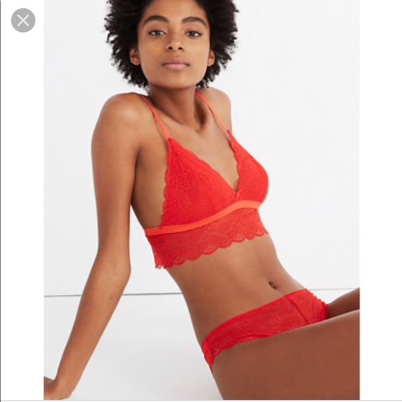 Madewell Other - Madewell lace liana longline bralette, NWT